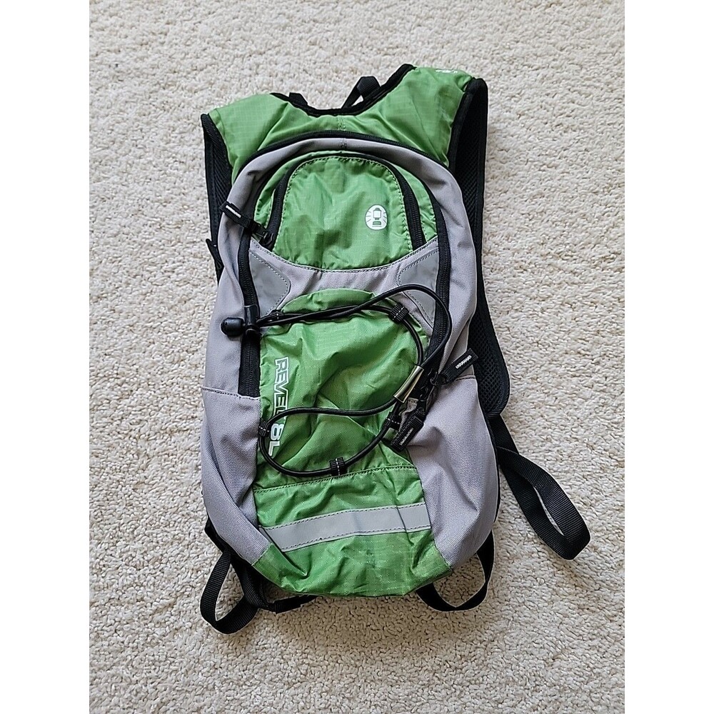 Revel 8L Hydration Hiking Backpack Green/Grey No Bladder